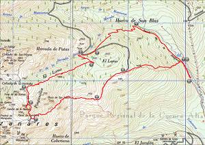 Mapa de la ruta